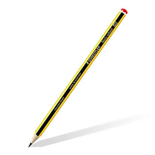 STAEDLER 121-S BK5D Noris School Graphite Pencils - Assorted Degrees, 2B, B, HB, H, 2H (Pack of 5)