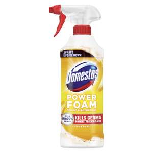 Domestos Power Foam Citrus Blast Toilet & Bathroom Cleaner Spray 450ml