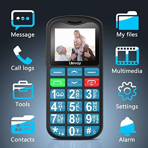 Uleway Big Button Mobile Phone Dual Sim sold by caffmo
