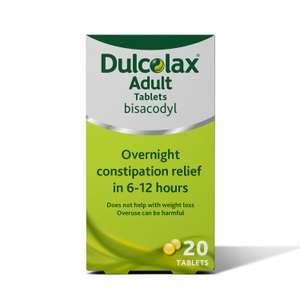 Dulcolax Adult 5 mg Gastro-resistant Tablets (Pack Of 20)