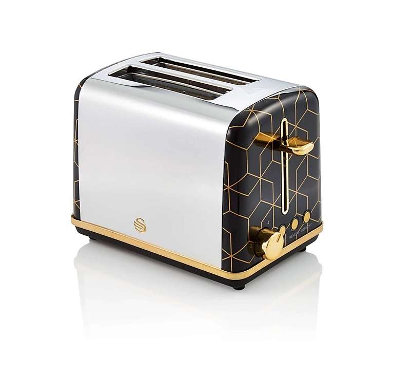 Swan Tribeca toaster 2 slice black - £19.99 free Click & Collect @ B&Q