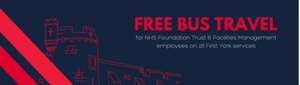Free bus travel for NHS Foundation Trust and Facilities Management employees on all First York services at First Bus