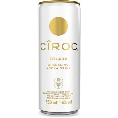 Ciroc Colada Sparkling Vodka 250ml Can 5% vol