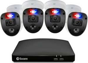 Swann 8 4680 8 Channel 1TB DVR HD 4 x 1080SL Heat Sense Camera CCTV Enforcer Kit £185.24 at bigpocketsoutlet ebay