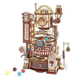 ROBOTIME Marble Run 3D Puzzle Mechanical Wooden Model Kit £25.43 with voucher Sold by Robotime & Fulfilled by Amazon
