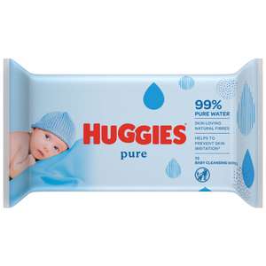 Huggies Pure Baby Wipes, 10 x 72 Wipes - £6.34 inc VAT (Membership required) instore @ Costco