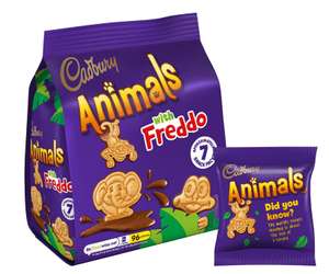 Cadbury Animals Mini Biscuits, 7 x 19.9g - 15 - £5.70 via Amazon Business (38p per multipack)