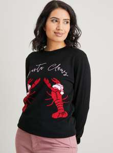 Christmas Santa Claws Lobster Jumper Now £6.60 with Free Click and Collect From Argos