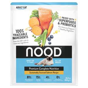 Nood Cat Premium Cage Free Chicken/Salmon/Senior Recipe 800G
