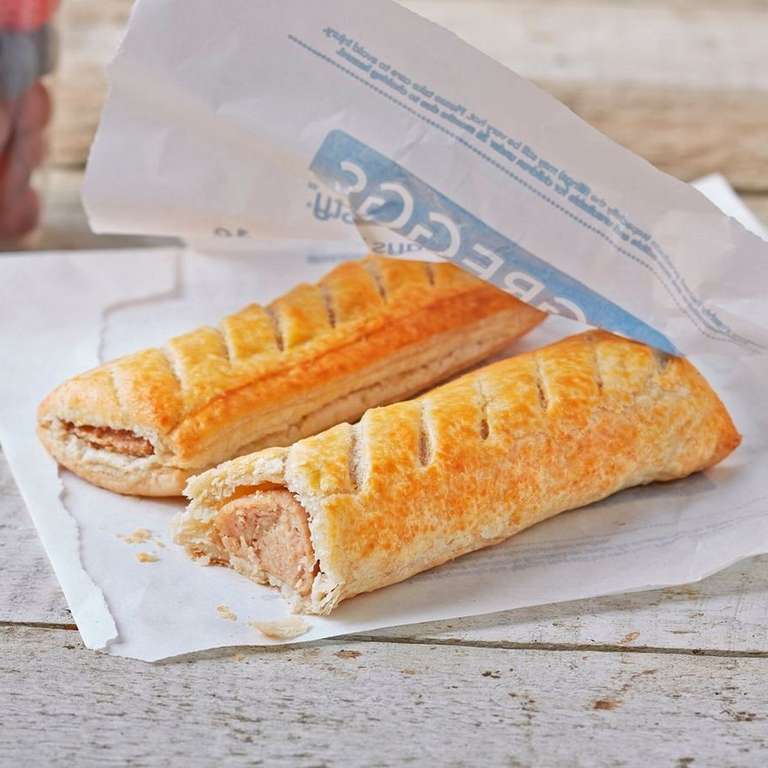 Free Greggs Sausage Roll for Students via VoucherCodes App (for verified VC Students) @ Greggs