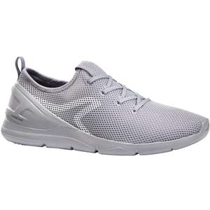 Newfeel PW100 men's walking shoes trainers in grey for £12.99 click & collect @ Decathlon