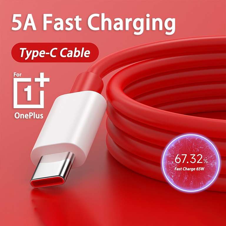 65W 5A Fast Charging Type-C Cable "Welcome deal" for first order £2.34/ 48p @ AliExpress / Digitaling Store