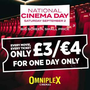 National Cinema Day - see ANY movie, ANY time in all 15 cinemas in NI