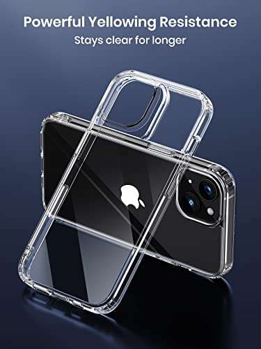 TOPK Shockproof Clear Compatible with iPhone 14 Case - £1.99 / 14 Pro - £1.99 / 14 Plus - £1.99 With Coupon @ TOPKDirect / Amazon
