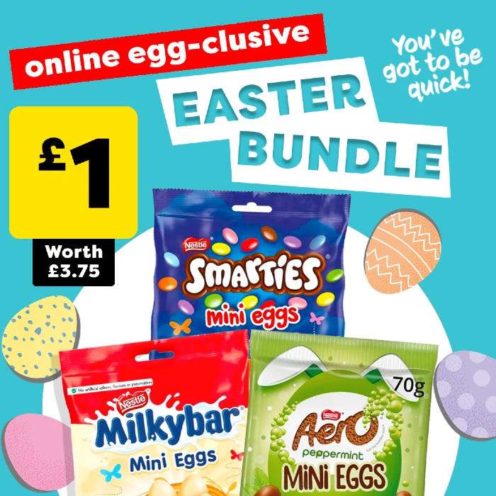 Easter Chocolate Mini Eggs Bundle Online Only £20+ Min Spend