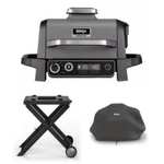 Ninja BBQ Grill & Smoker Including Stand and Cover W/Code