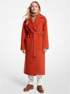 Michael Kors Double Face Wool Blend Coat S and M only £188 @ Michael Kors