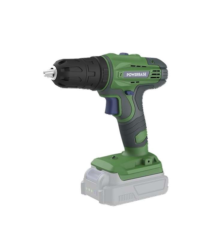 Powerbase 20v Li-ion Cordless Hammer Drill (battery not included) FREE C&C