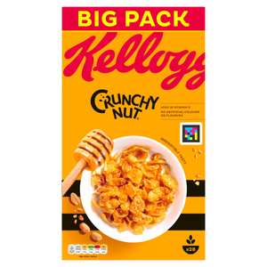 Kellogg's Crunchy Nut Breakfast Cereal Big pack , large box, 840g - £3.40 with max S&S