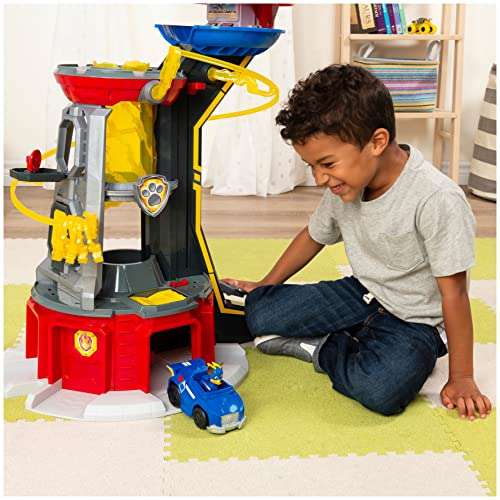 Paw Patrol, Mighty Pups Super PAWs Lookout Tower Playset with Lights and Sounds £47.99 @ Amazon