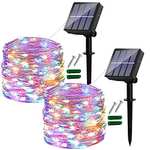 Ligarko Solar Fairy Lights Outdoor, 2 Pack Each 14M/46Ft 120 LED with code - Sold by zhangliyinggg