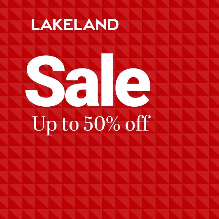 Up To 50% Off Summer Sale + Free Click & Collect @ Lakeland