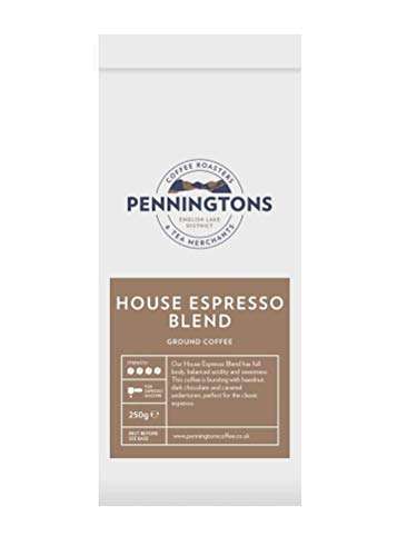 Pennington's Coffee - Espresso Blend Roasted Beans, 250g - £4.57 at Amazon