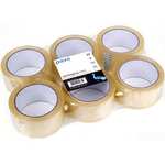 PAVO Premium 50 mm x 66 m Polypropylene Packing Tape - Brown (Pack of 6) - delayed dispatch