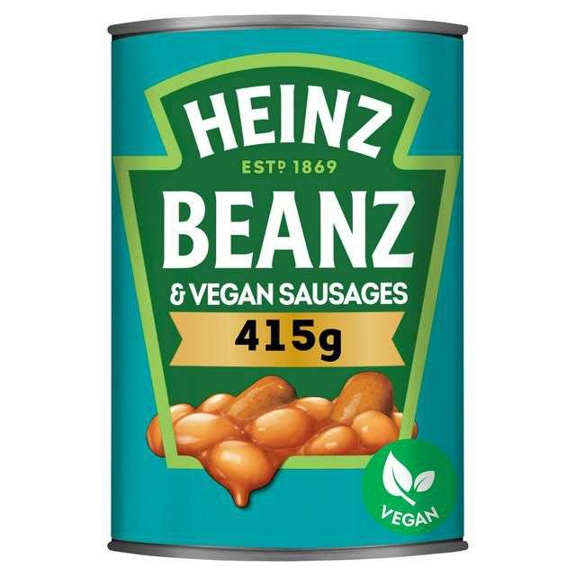 Heinz Beanz & Vegan Sausages 415g - £1.25 @ Sainsbury's