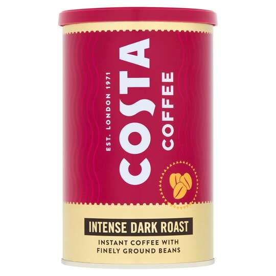 Costa Instant Coffee Intense Dark Roast 100G - £2.95 Clubcard Price @ Tesco