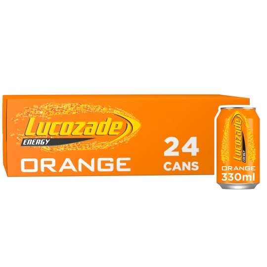 Lucozade Energy Sparkling Orange Drink 24 X 330Ml £8 in store & online @ Tesco