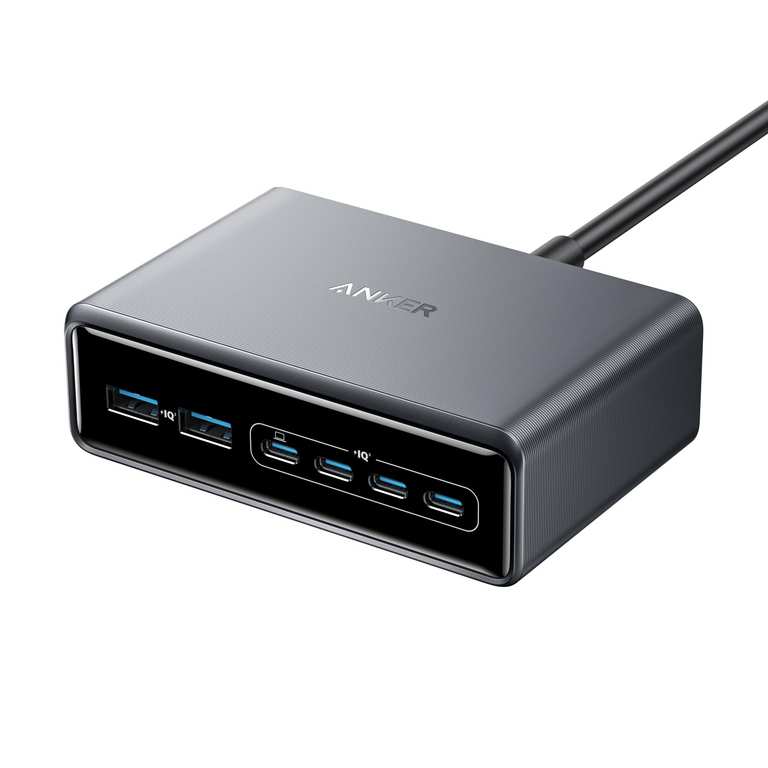 Anker Prime 200W 6-Port GaN Charging Station, Fast Charging USB C Charger - Prime Sold by AnkerDirect UK / FBA