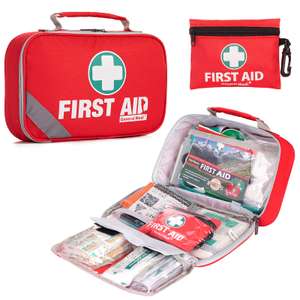 General Medi First Aid Kit (215 Piece) + Bonus 43 Piece Mini First Aid Kit - Sold by General Medika FBA