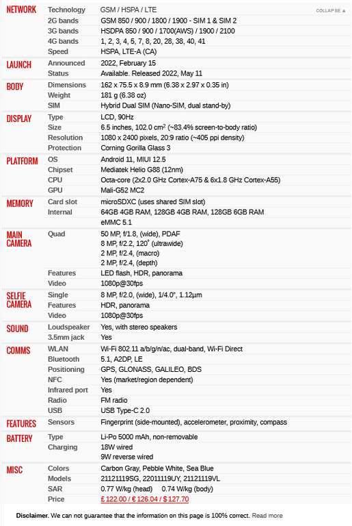 Redmi 10 2022 x 2 - £192.85 with code (NOT new customer) @ Xiaomi