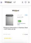 Whirlpool W7F HS51 AX UK Freestanding Dishwasher W7F HS51 AX UK with VIP discount e.g. Bluelight card