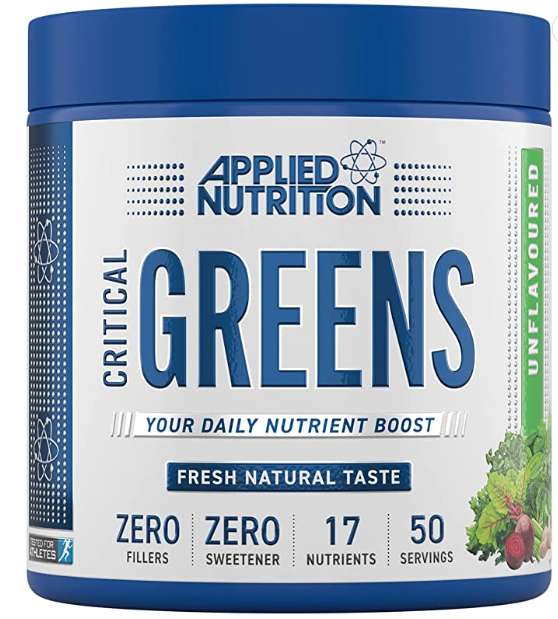 Applied Nutrition Critical Greens - Super Greens Powder - 250g/50 Servings - £14.95 @ Amazon UK