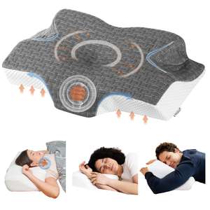 Elviros Cervical Contour Memory Foam Pillow for Neck Pain Shoulder Pain with voucher, Sold By FEL Trading Inc. FBA