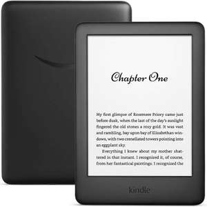 Amazon Kindle 6" eReader - 8 GB, Black or White with ads £44.99 (£54.99 without ads) + 3 months kindle unlimited + 20% trade in @ Amazon