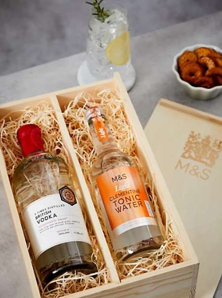 Vodka pairing & nibbles gift set £19 @ Marks and Spencer - free delivery