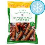 (Linda Mccartney Vegetarian/Vegan Family Pack)10 Vegetarian Sausages 450G/Vegemince 500g £2 Each(Clubcard Price) @ Tesco