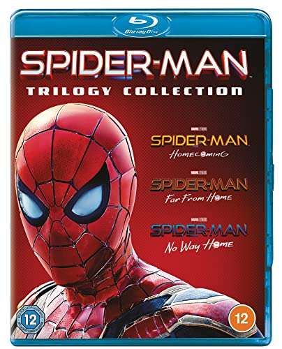 Spider-Man Triple: Home Coming, Far from Home & No Way Home [Blu-ray] [2021] - £12.60 @ Amazon