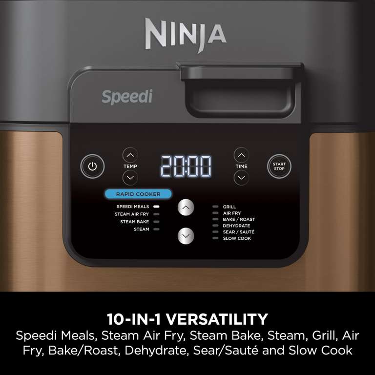 Ninja Speedi 10-in-1 Rapid Cooker, Air Fryer and Multi Cooker - copper-black / grey