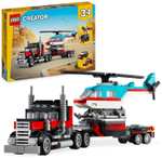 LEGO Creator 3in1 Flatbed Truck with Helicopter Toy 31146 Free C&C