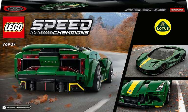 LEGO 76907 Speed Champions Lotus Evija Race Car Toy - £14.39 (with voucher)