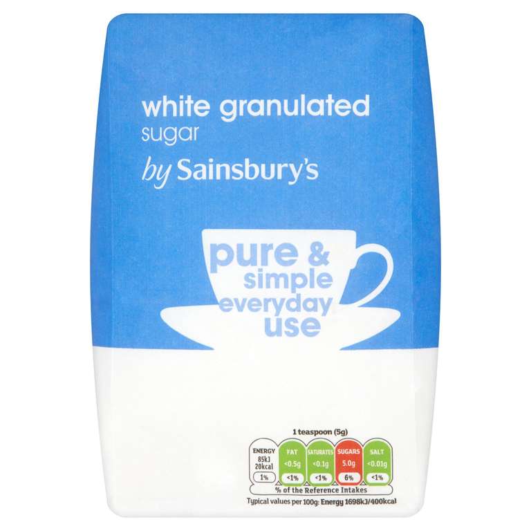 Sainbury's White Granulated Sugar, 1kg - 15p instore @ Sainsbury's (Brighton)