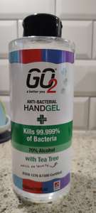 GO2 Anti-bacterial hand gel - 50p Instore @ Superdrug (Wakefield)