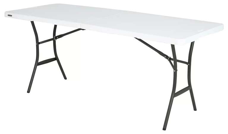 Lifetime 6ft Folding Plastic Camping Table + Free Click & Collect