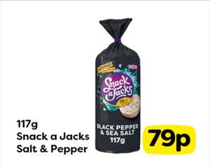 Snack a Jacks - Black Pepper & Sea Salt Jumbo Rice Cakes 117g