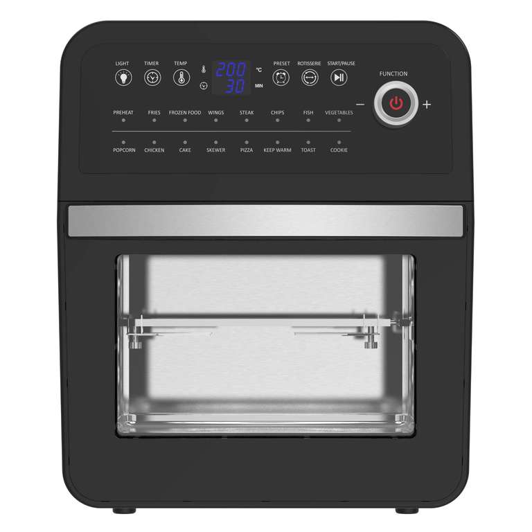 EMtronics EMAFO12LD Digital Extra Large Family Size XL Air Fryer Combi Oven Grill 12 Litre - Sold by Electric Mania Limited