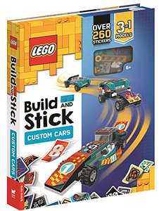 LEGO Build and Stick: Custom Cars - Includes LEGO bricks, book and over 260 stickers